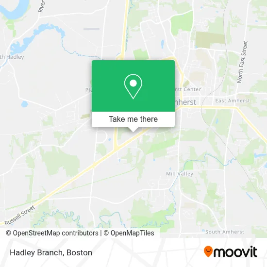 Hadley Branch map