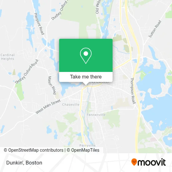 Dunkin' map