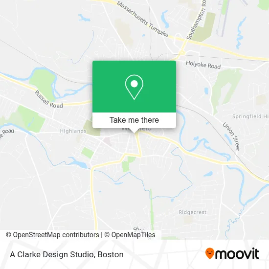 A Clarke Design Studio map