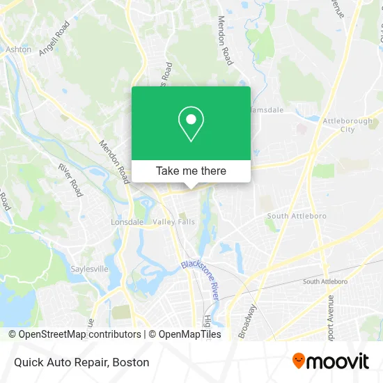 Quick Auto Repair map