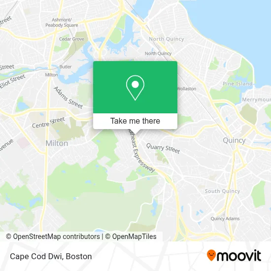 Cape Cod Dwi map