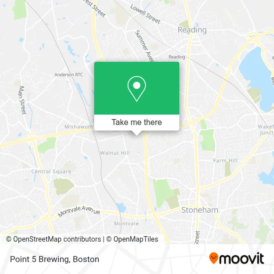 Point 5 Brewing map