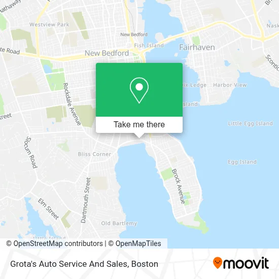 Grota's Auto Service And Sales map