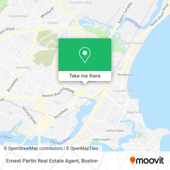 Ernest Partin Real Estate Agent map