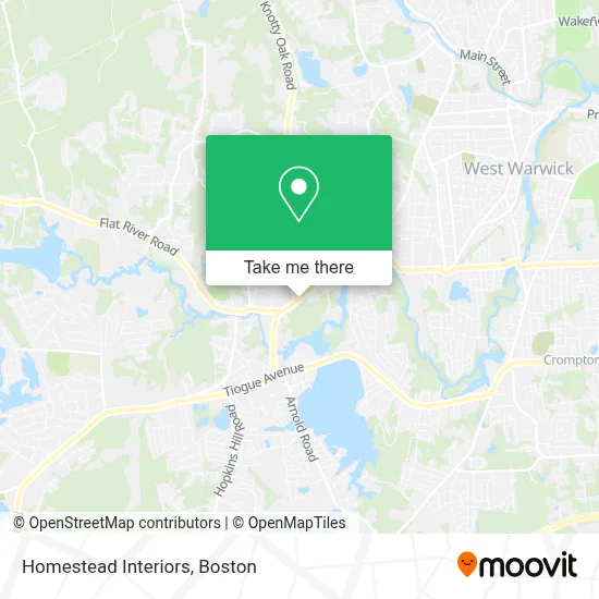 Homestead Interiors map
