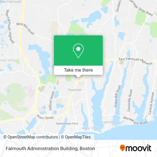 Falmouth Administration Building map