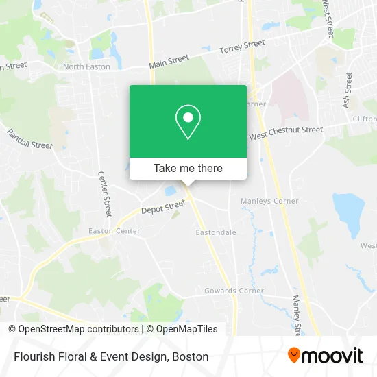 Flourish Floral & Event Design map