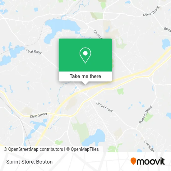 Sprint Store map