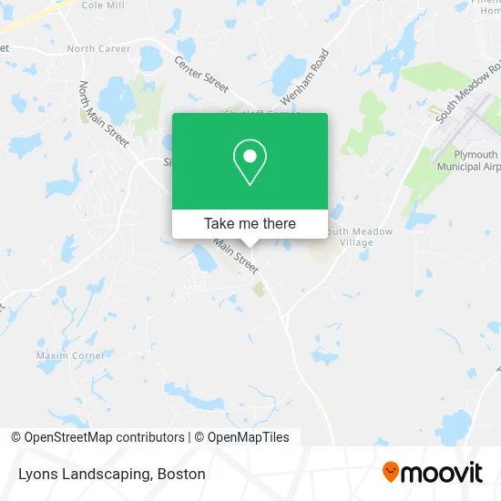 Lyons Landscaping map