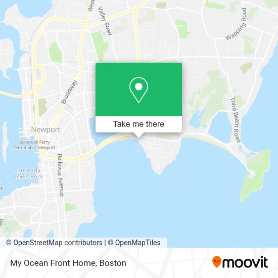My Ocean Front Home map