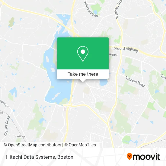 Hitachi Data Systems map