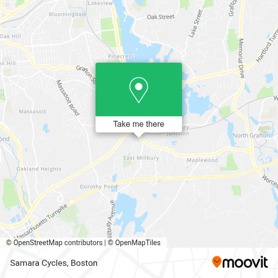 Samara Cycles map