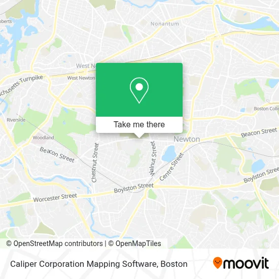 Caliper Corporation Mapping Software map