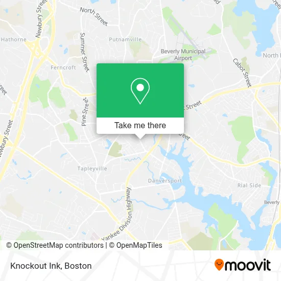 Knockout Ink map