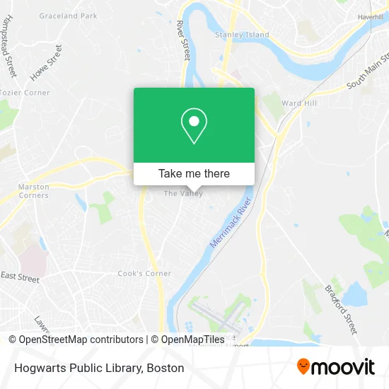 Hogwarts Public Library map