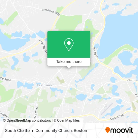 South Chatham Community Church map