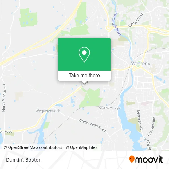 Dunkin' map