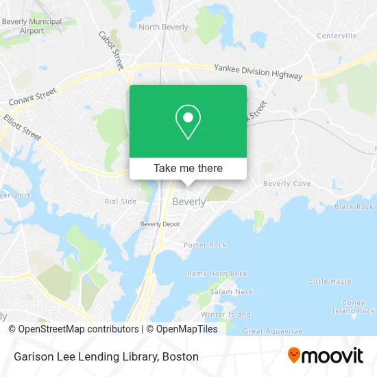 Garison Lee Lending Library map