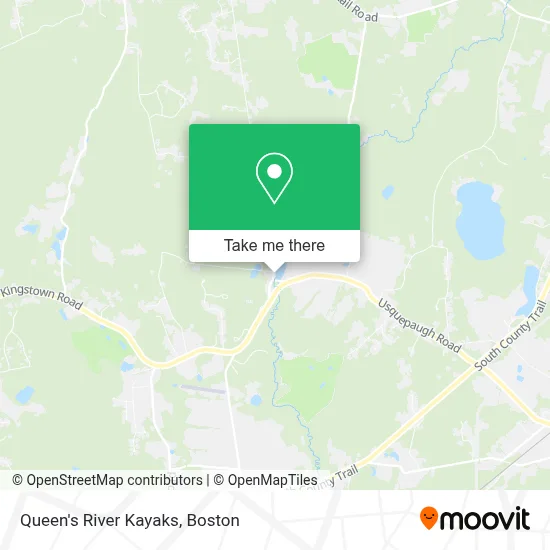 Queen's River Kayaks map