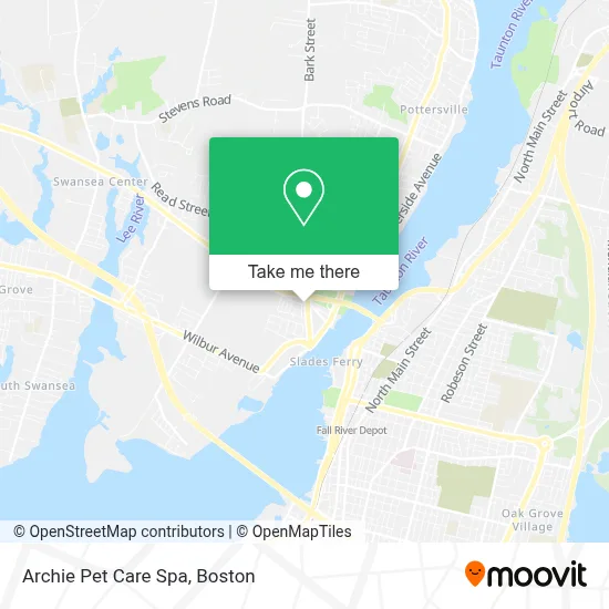 Archie Pet Care Spa map
