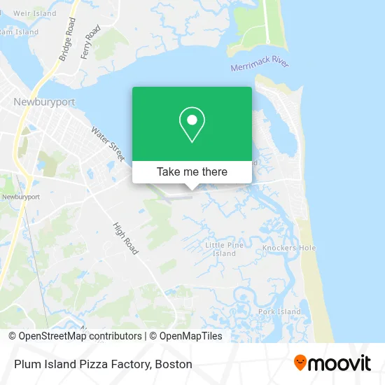 Plum Island Pizza Factory map
