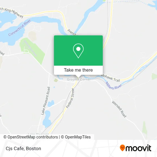 Cjs Cafe map