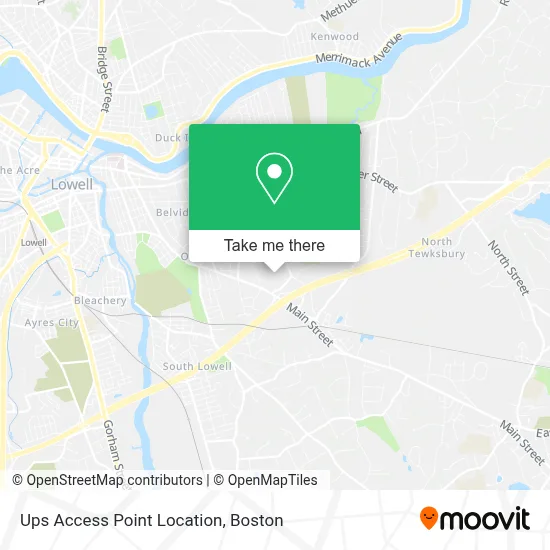 Ups Access Point Location map