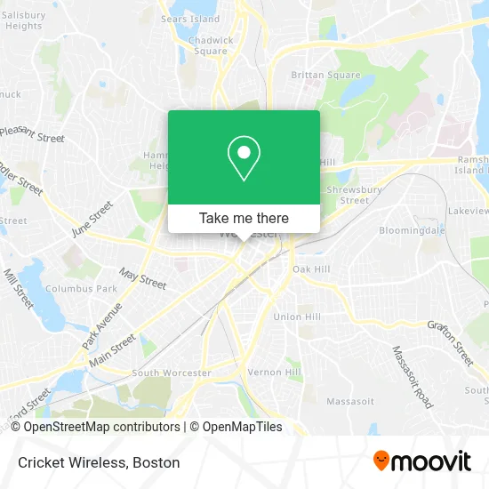 Cricket Wireless map