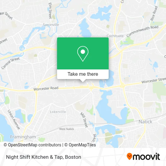 Night Shift Kitchen & Tap map