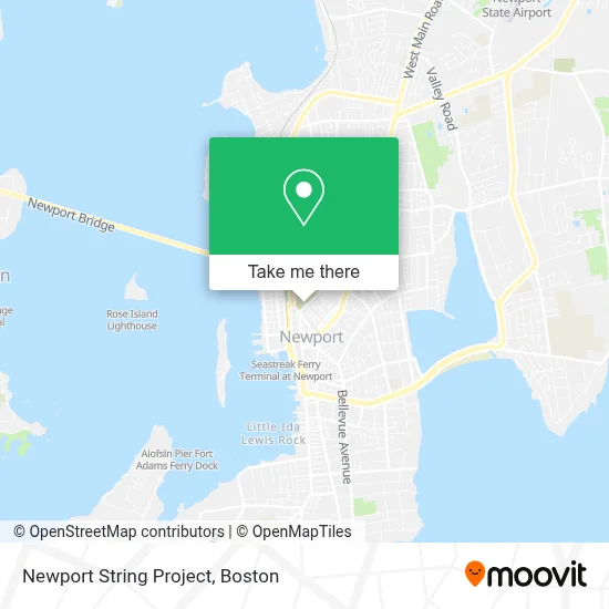 Newport String Project map