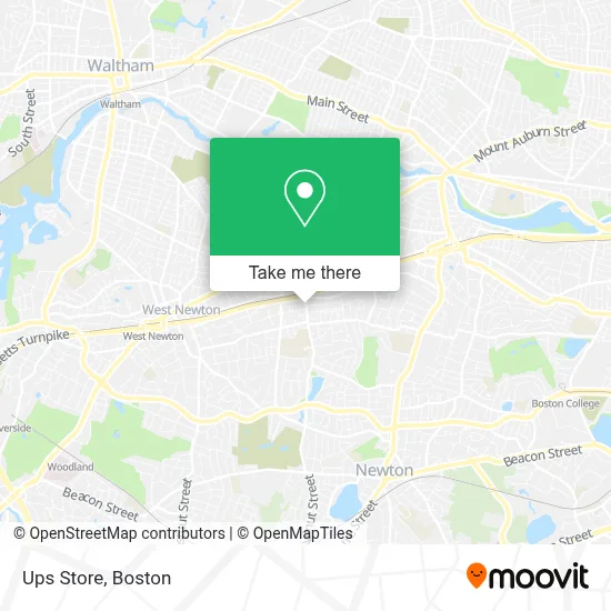 Ups Store map