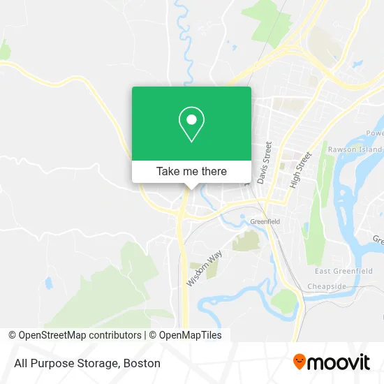 All Purpose Storage map