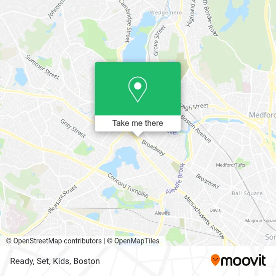 Ready, Set, Kids map