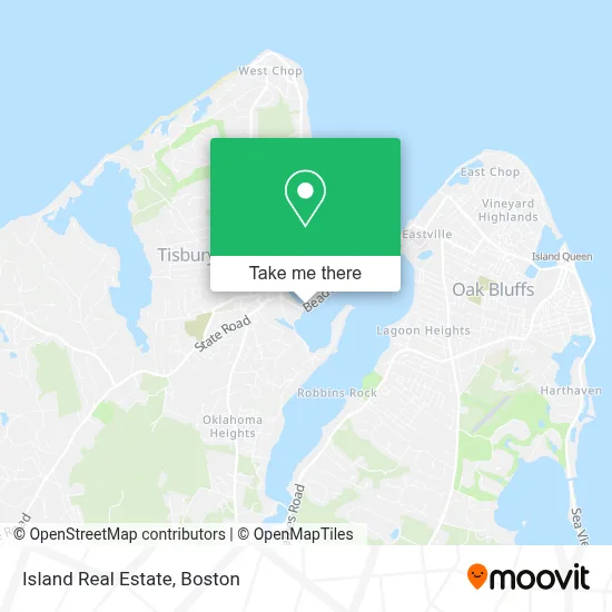Island Real Estate map