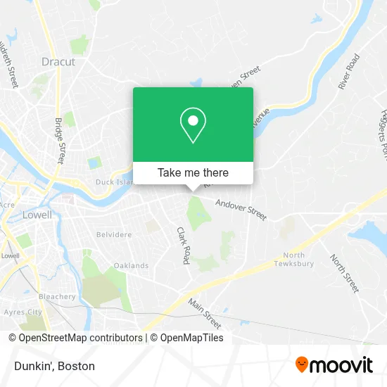 Dunkin' map