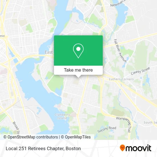 Local 251 Retirees Chapter map
