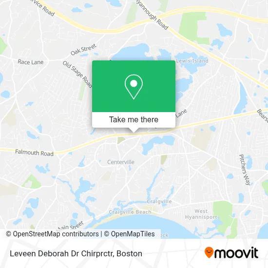 Leveen Deborah Dr Chirprctr map