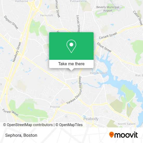 Sephora map