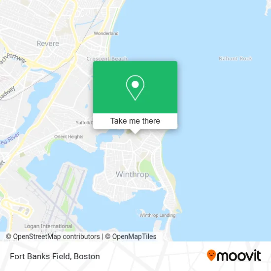 Fort Banks Field map
