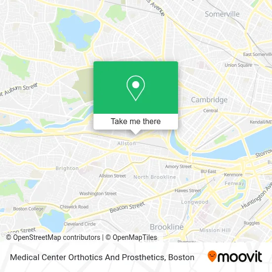 Medical Center Orthotics And Prosthetics map