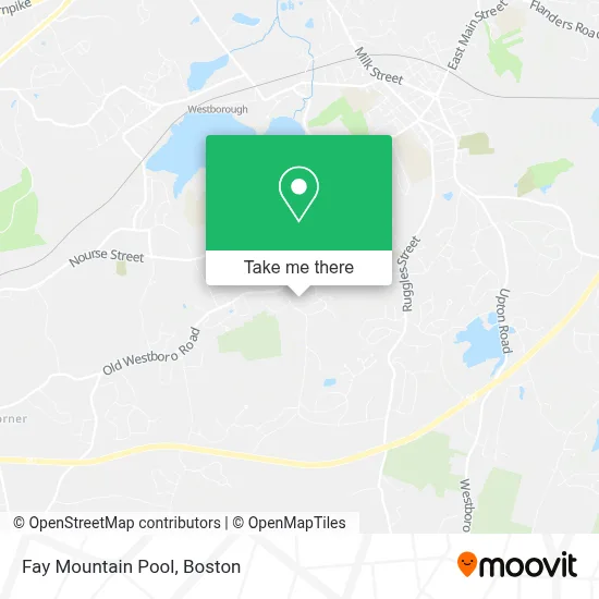 Fay Mountain Pool map