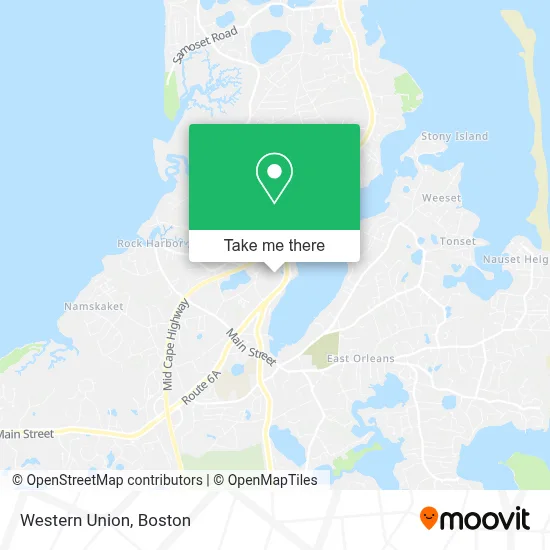 Western Union map
