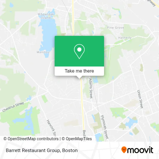 Barrett Restaurant Group map