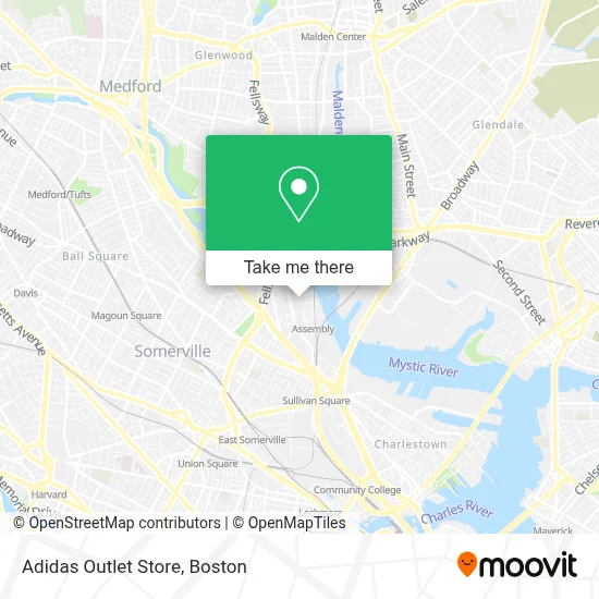 Adidas Outlet Store map