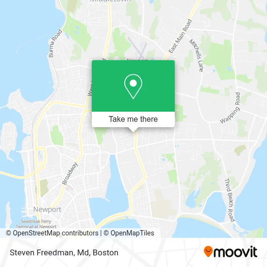 Steven Freedman, Md map