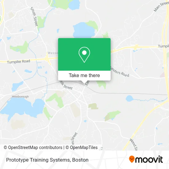 Prototype Training Systems map