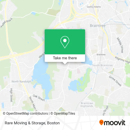 Rare Moving & Storage map