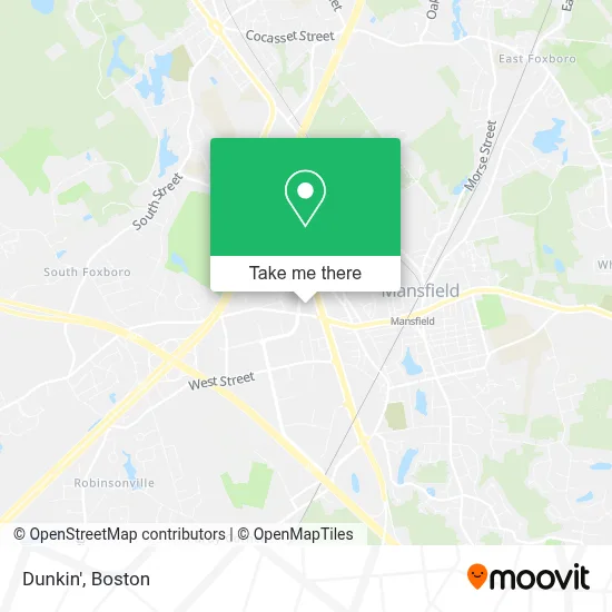 Dunkin' map