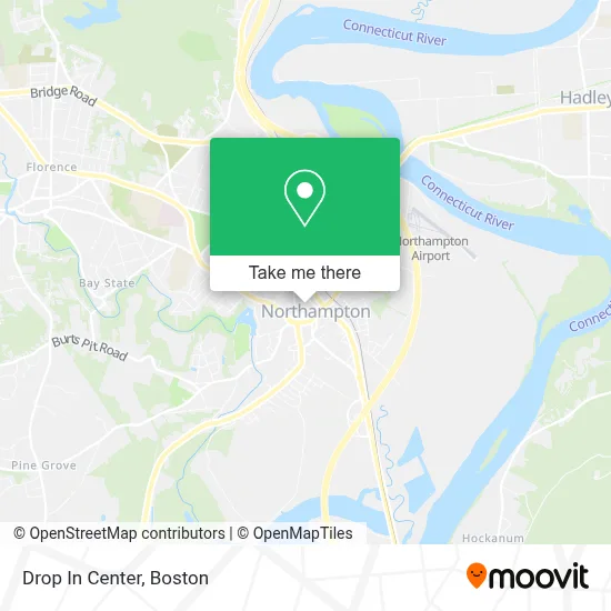 Drop In Center map