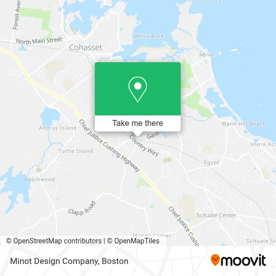 Minot Design Company map